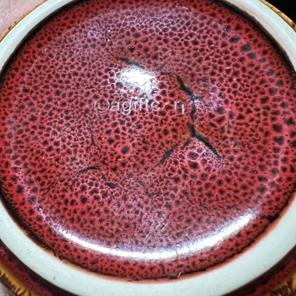 Durango Colorado Mug Bear Mountains Drip Glaze Coffee Cup Rustic Red Brown 14 oz - Picture 7 of 7